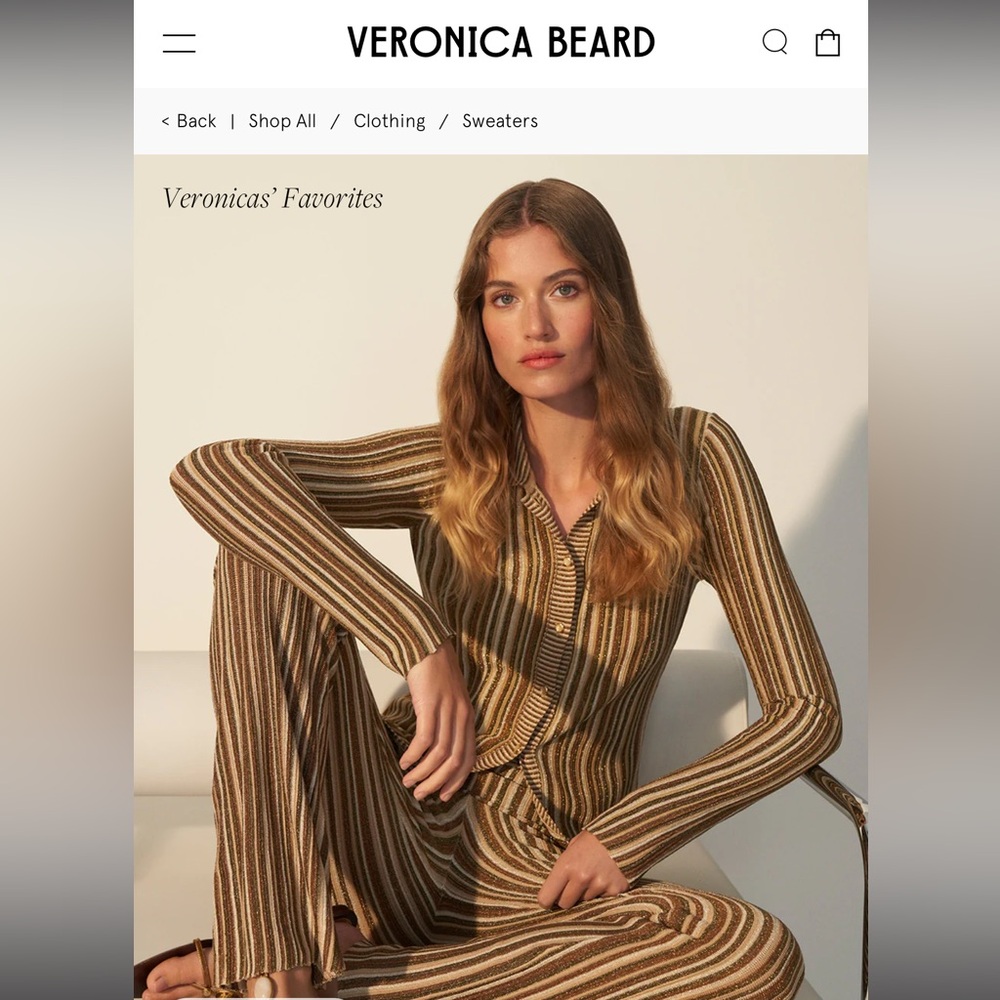 NWT Veronica Beard Landon Knit Cardigan